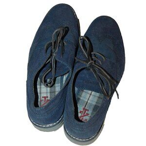 Izod Men's Lace Up Tie Drift Shoe Casual Carey-2Eny Size 9 1/2 Sneaker Blue